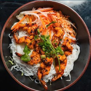 16D. Bún Tôm Nướng - Vermicelli With Grilled Shrimp
