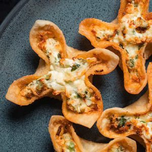 14B. Hoành Thánh Chiên - Crab Cheese Wontons (6)
