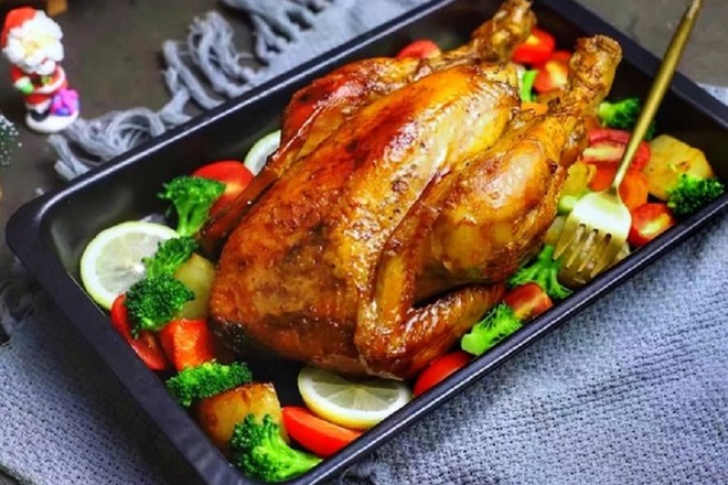 Grilled Chicken with Honey