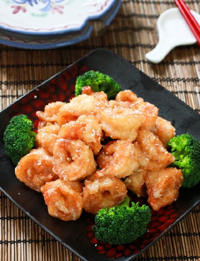 Fried shrimp coconut